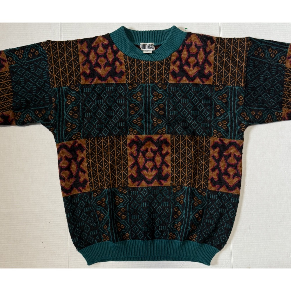 UNIONBAY‎ - Men's Vintage Pullover Acrylic Blend Sweater - Size Medium - Picture 2 of 5
